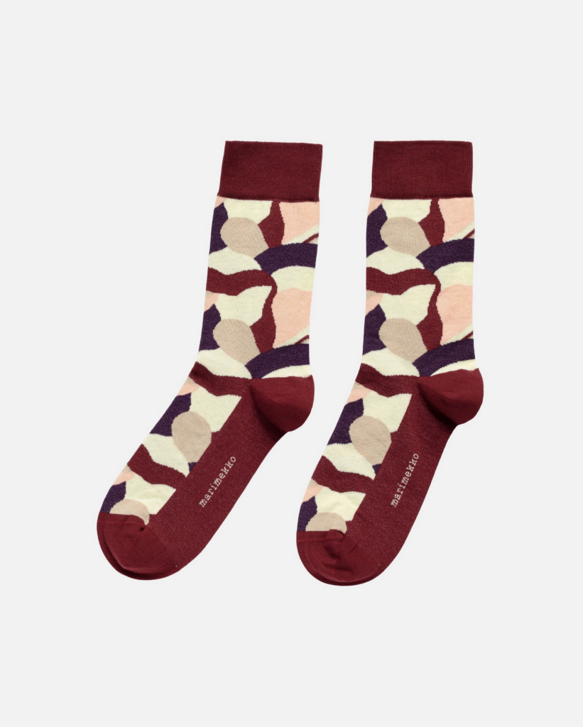 Kamelia print socks by Marimekko